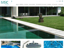 Tablet Screenshot of msc-aigua.com